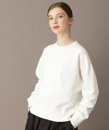 トレーナー スウェット 「洗える/日本製」サスティナブル裏毛コットンプルオーバー レディース DRESSTERIOR トレーナー スウェット 「洗える/日本製