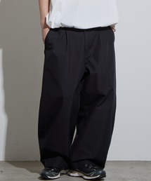 パンツ 「SLICK/スリック」T/C Twill Wide Silhouette Pants / 綿ポリエステルワイドシルエットバレルパンツ/バルー｜ZOZOTOWN Yahoo!店