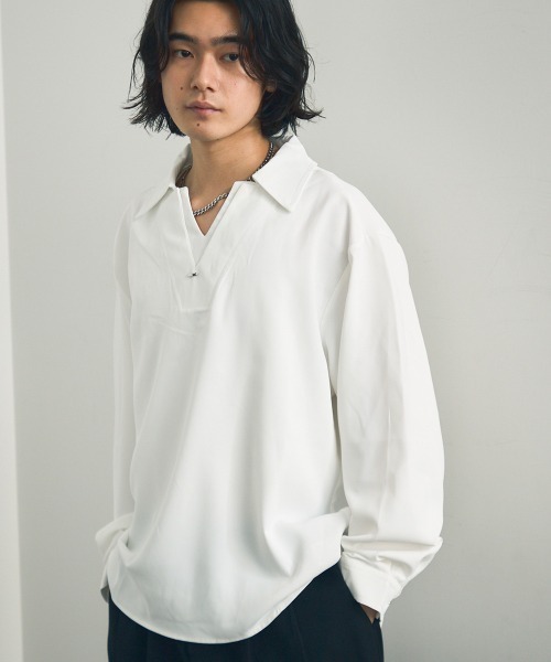 Shoowtime（ショウタイム） ポロシャツ Skipper long sleeve pullover