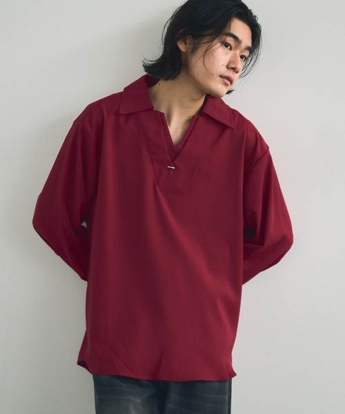 Shoowtime（ショウタイム） ポロシャツ Skipper long sleeve pullover