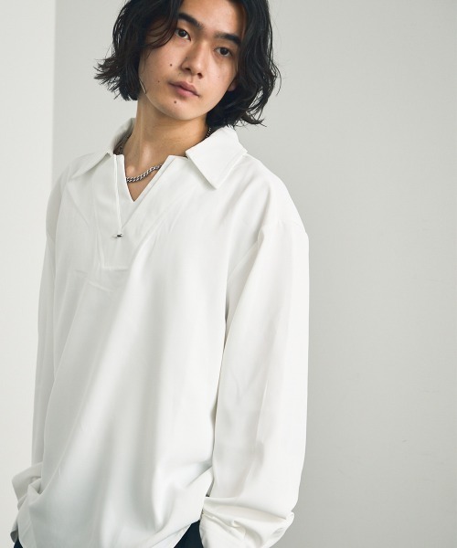 Shoowtime（ショウタイム） ポロシャツ Skipper long sleeve pullover