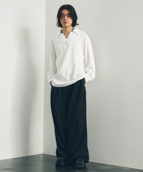 Shoowtime（ショウタイム） ポロシャツ Skipper long sleeve pullover