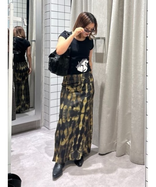 ★今季夏人気完売★新品タグ付き★ LAGUAGEM タイダイ柄ロングスカート S ☆今季夏人気完売☆新品タグ付き☆ LAGUAGEM タイダイ柄ロング