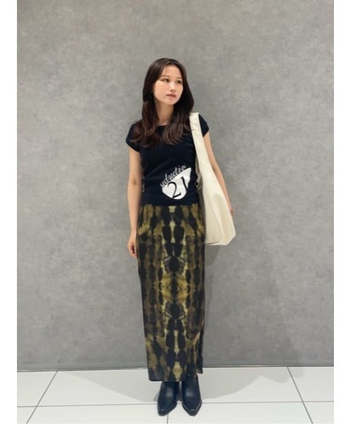 ★今季夏人気完売★新品タグ付き★ LAGUAGEM タイダイ柄ロングスカート S ☆今季夏人気完売☆新品タグ付き☆ LAGUAGEM タイダイ柄ロング