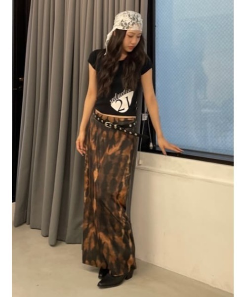 ラグアジェム　laguagem スカート LAGUA GEM（ラグアジェム） スカート TIE DYE ロングスカート