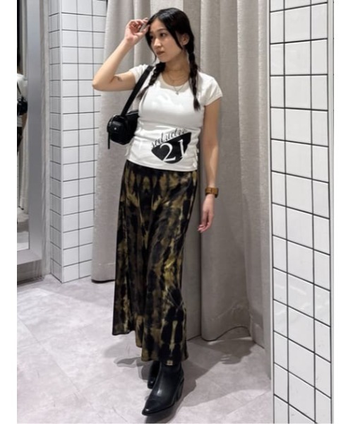 LAGUA GEM スカート TIE DYE ロングスカート : ZOZOTOWN Yahoo