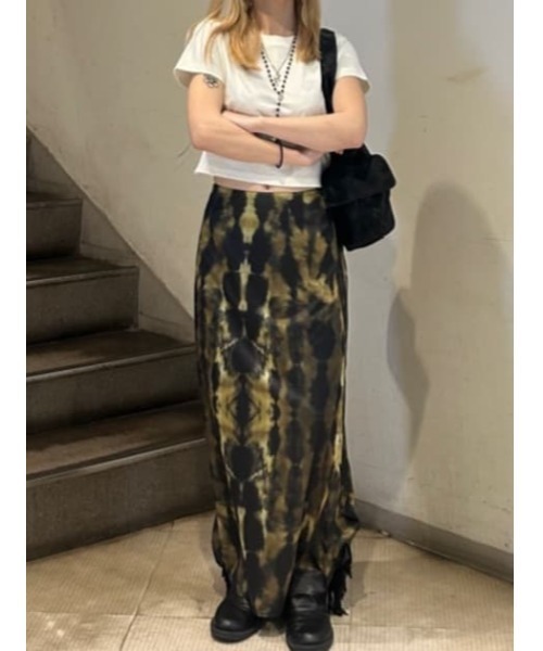 ★今季夏人気完売★新品タグ付き★ LAGUAGEM タイダイ柄ロングスカート S LAGUA GEM | TIE DYE ロングスカート (スカート(ミディアム