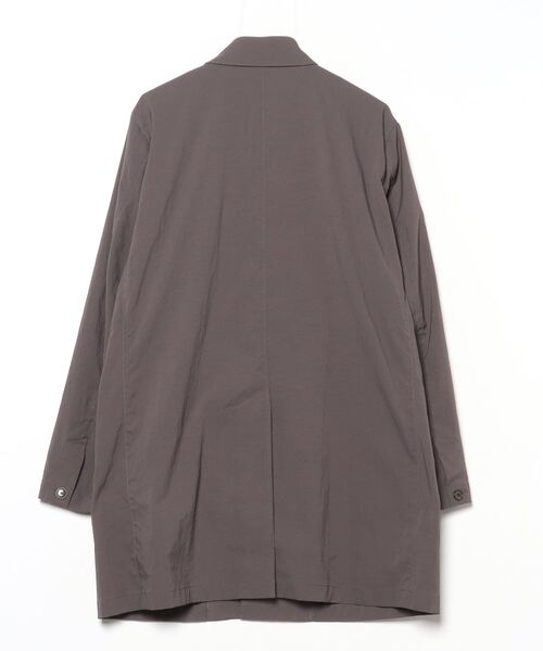 「417 EDIFICE」 ステンカラーコート X-LARGE グレー メンズ_画像2