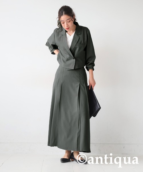 [antiqua] tailored jacket P черный женский 