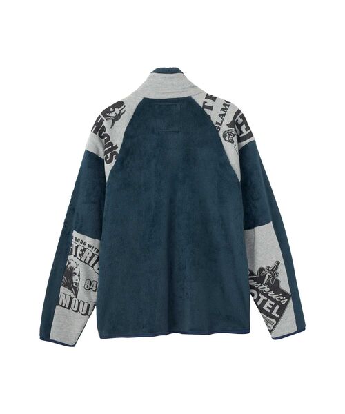 Hysteric Glamourネイビー ジップアップジャケット【L】 HYSTERIC GLAMOUR（ヒステリックグラマー） ジップアップブルゾン X