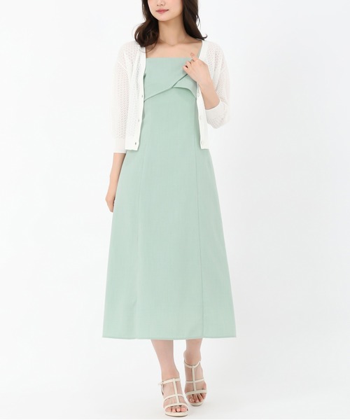 MISCH MASCH❤︎大人可愛いバックリボンワンピース MISCH MASCH ワンピース 2025春夏新作 バックリボンキャミ