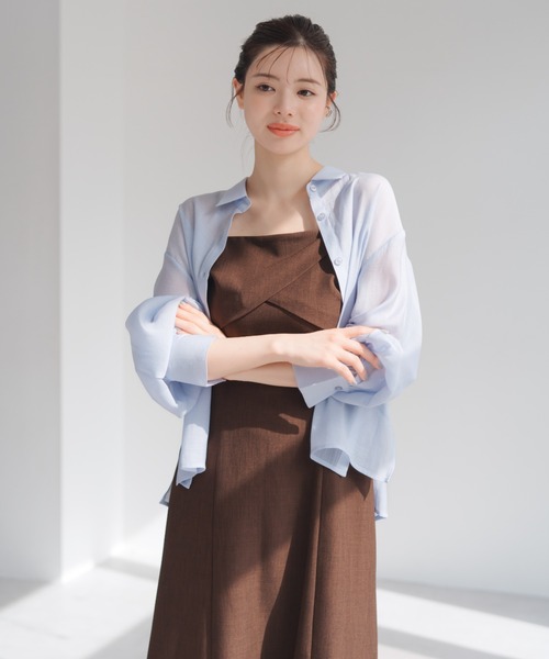 MISCH MASCH ワンピース 2025春夏新作 バックリボンキャミ