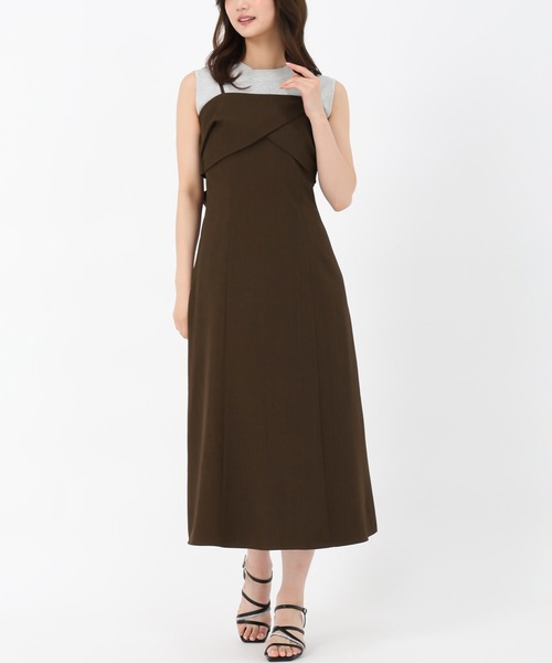 MISCH MASCH ワンピース 2025春夏新作 バックリボンキャミ