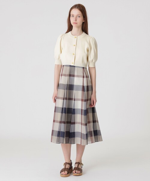 BLUE LABEL CRESTBRIDGE カーディガン 「美人百花コラボ