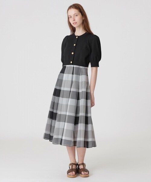 BLUE LABEL CRESTBRIDGE カーディガン 「美人百花コラボ