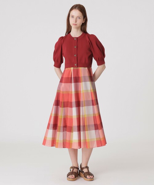 BLUE LABEL CRESTBRIDGE カーディガン 「美人百花コラボ