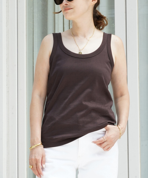 tシャツ *GLANCE タンクトップ レディース Deuxieme Classe tシャツ *GLANCE タンクトップ レディース