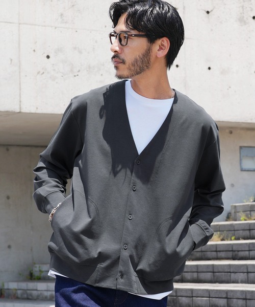 JIGGYS SHOP（ジギーズショップ） カーディガン 接触冷感 ダブル