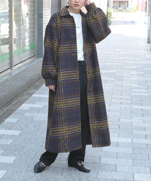 「CORNERS」 ステンカラーコート L ブラウン レディース_画像2