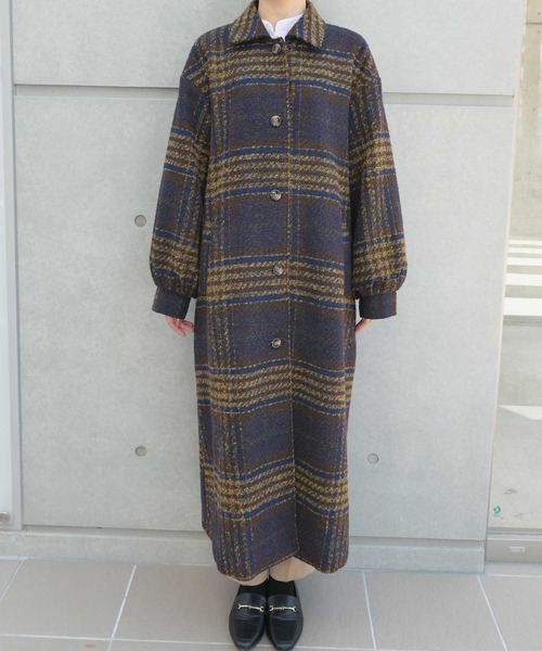 「CORNERS」 ステンカラーコート L ブラウン レディース_画像7