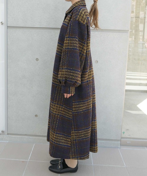 「CORNERS」 ステンカラーコート L ブラウン レディース_画像8