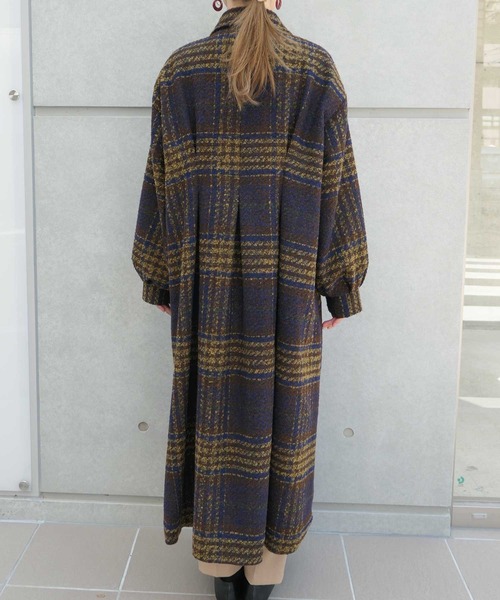 「CORNERS」 ステンカラーコート L ブラウン レディース_画像9