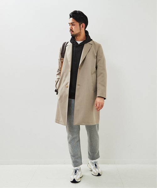 EDIFICE（エディフィス） チェスターコート SMALL ベージュ メンズ