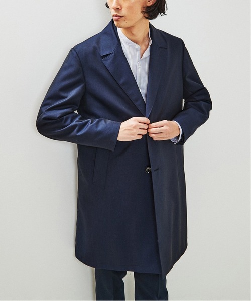 「EDIFICE」 チェスターコート SMALL ベージュ メンズ_画像3