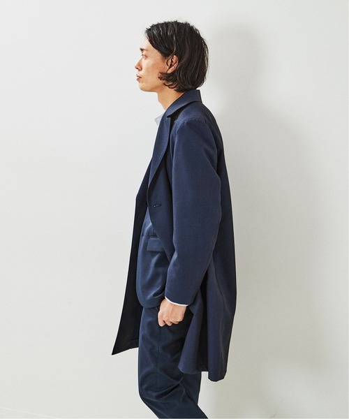 「EDIFICE」 チェスターコート SMALL ベージュ メンズ_画像5