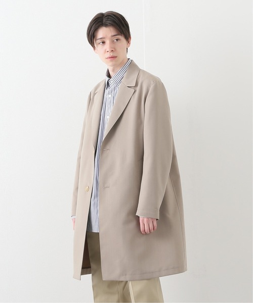 「EDIFICE」 チェスターコート SMALL ベージュ メンズ_画像7