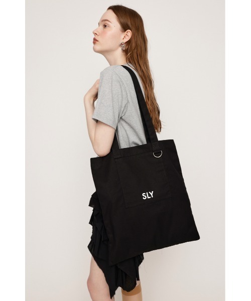 SLY（スライ） トートバッグ 「WEB限定」POCKET LOGO TOTE BAG
