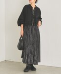ワンピース ドットギャザーワンピースの詳細画像5