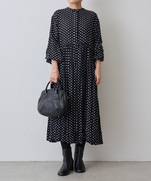 BEARDSLEY （ビアズリー）　ドットギャザーワンピース　サイズ1 BEARDSLEY｜ドットギャザーワンピース | Rakuten Fashion(楽天