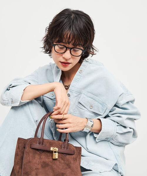 Rie Miller（リエミラー） ブラウス シャツ 「RM denim」硫化染