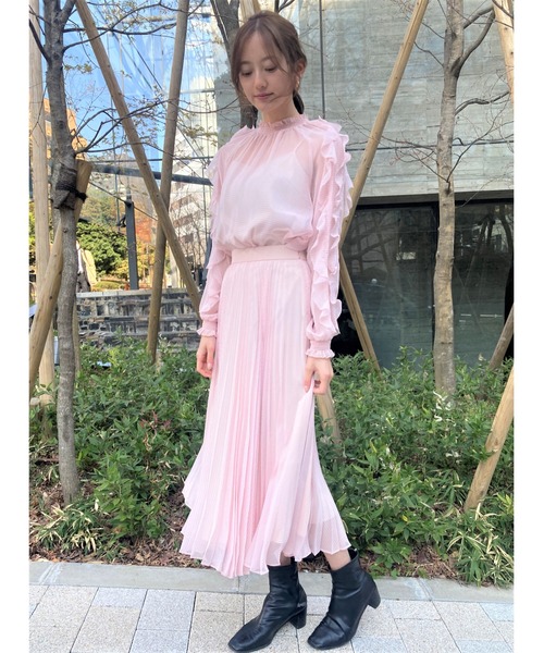 [CELFORD] юбка в складку 36 Pink Lady -s