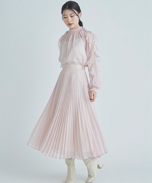 [CELFORD] юбка в складку 36 Pink Lady -s