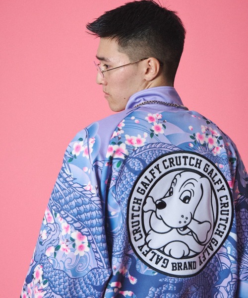 美品✨️ガルフィー セットアップ GALFY カラーギャング ベロア パープル 美品✨️ガルフィー セットアップ GALFY カラーギャング ベロア