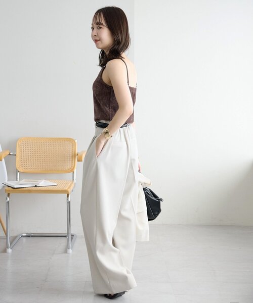 Discoat（ディスコート） キャミソール 「サイズ展開あり」杢ベロア