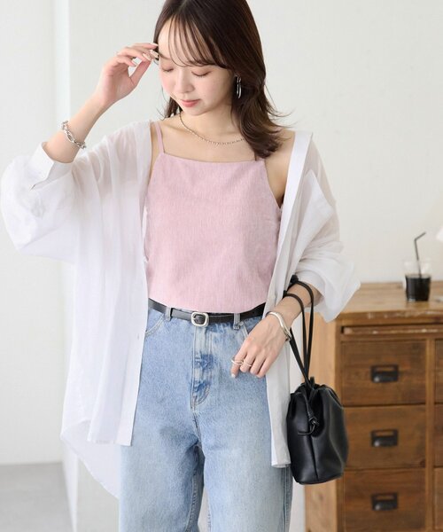 Discoat（ディスコート） キャミソール 「サイズ展開あり」杢ベロア