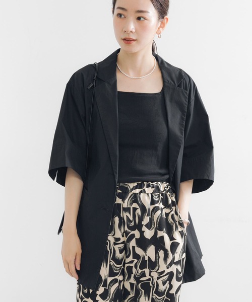 URBAN RESEARCH コート アウター コットンハーフスリーブ