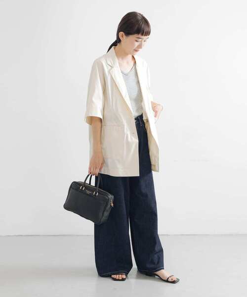 URBAN RESEARCH コート アウター コットンハーフスリーブ