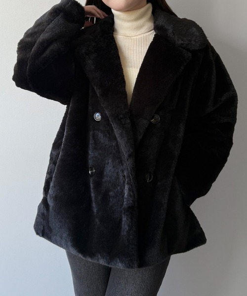 mipiarl ステンカラーコート コート ステンカラーファーミドルコート