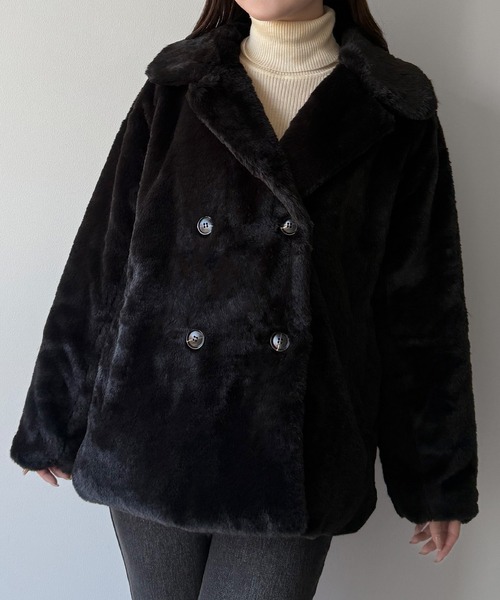 mipiarl ステンカラーコート コート ステンカラーファーミドルコート