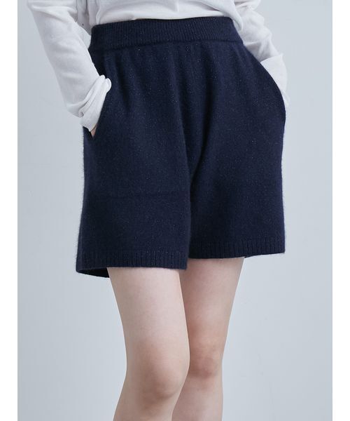 MIESROHE（ミースロエ） パンツ ソフトシャギーニットショートPT