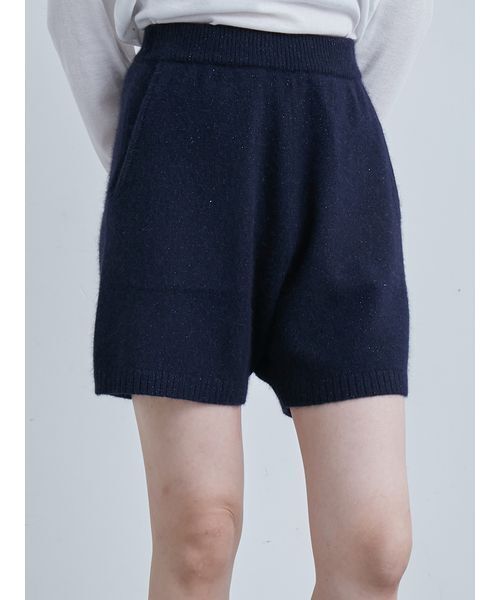 MIESROHE（ミースロエ） パンツ ソフトシャギーニットショートPT