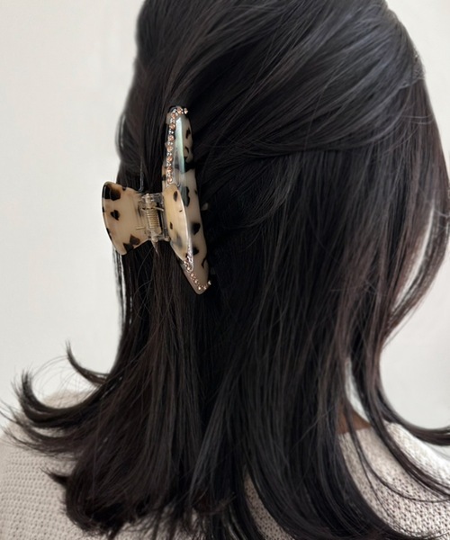 ストーン付きベージュヘアクリップ 約7.5cm ストーン付きベージュヘアクリップ 約7.5cm 楽天市場】ヘア