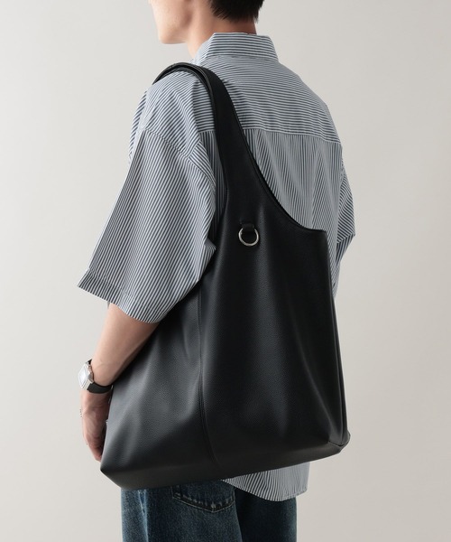 RAGEBLUE（レイジブルー） トートバッグ SYNTHETIC LEATHER ROUND TOTE