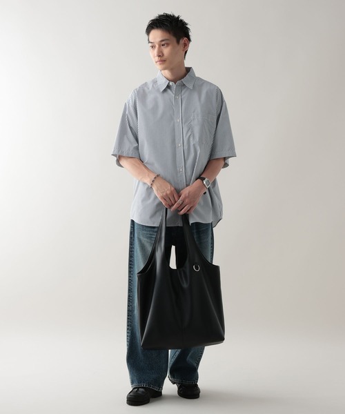 RAGEBLUE（レイジブルー） トートバッグ SYNTHETIC LEATHER ROUND TOTE