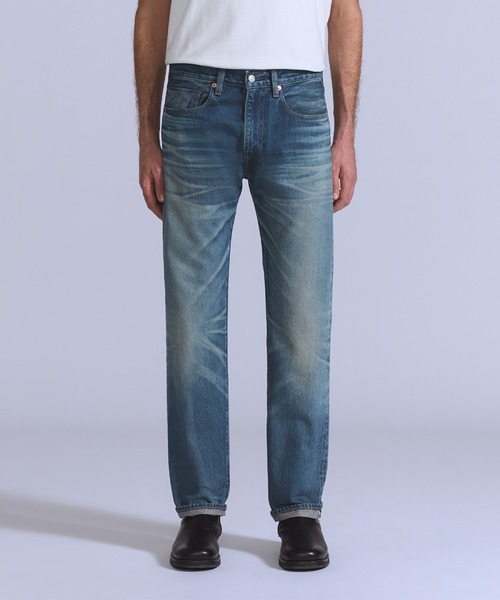 リーバイス（Levi’s）/BLUETAB(TM) 505(TM) レギュラーフィットジーンズ ミディアムインディゴ MADE Levi's（リーバイス） ジーンズ BLUETAB(TM) 505(TM) レギュラー