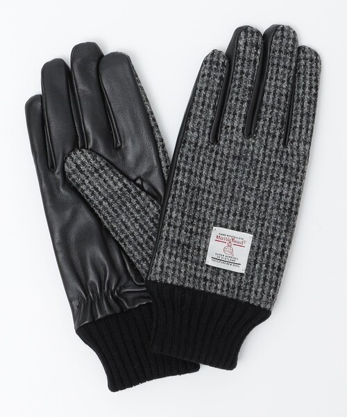SHIPS（シップス） 手袋 SHIPS:「タッチパネル対応」HARRIS TWEED
